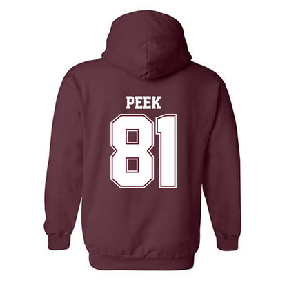 AAMU - NCAA Football : Samuel Peek - Classic Shersey Hooded Sweatshirt-1