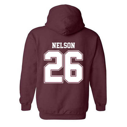 AAMU - NCAA Women's Bowling : Thalia Nelson - Classic Shersey Hooded Sweatshirt-1