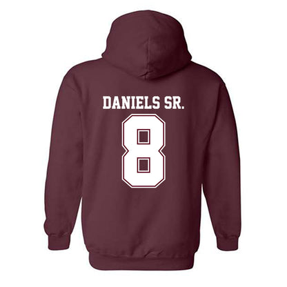 AAMU - NCAA Men's Basketball : Peyton Daniels Sr. - Classic Shersey Hooded Sweatshirt-1