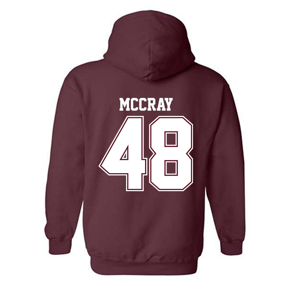 AAMU - NCAA Football : Elijah McCray - Classic Shersey Hooded Sweatshirt-1