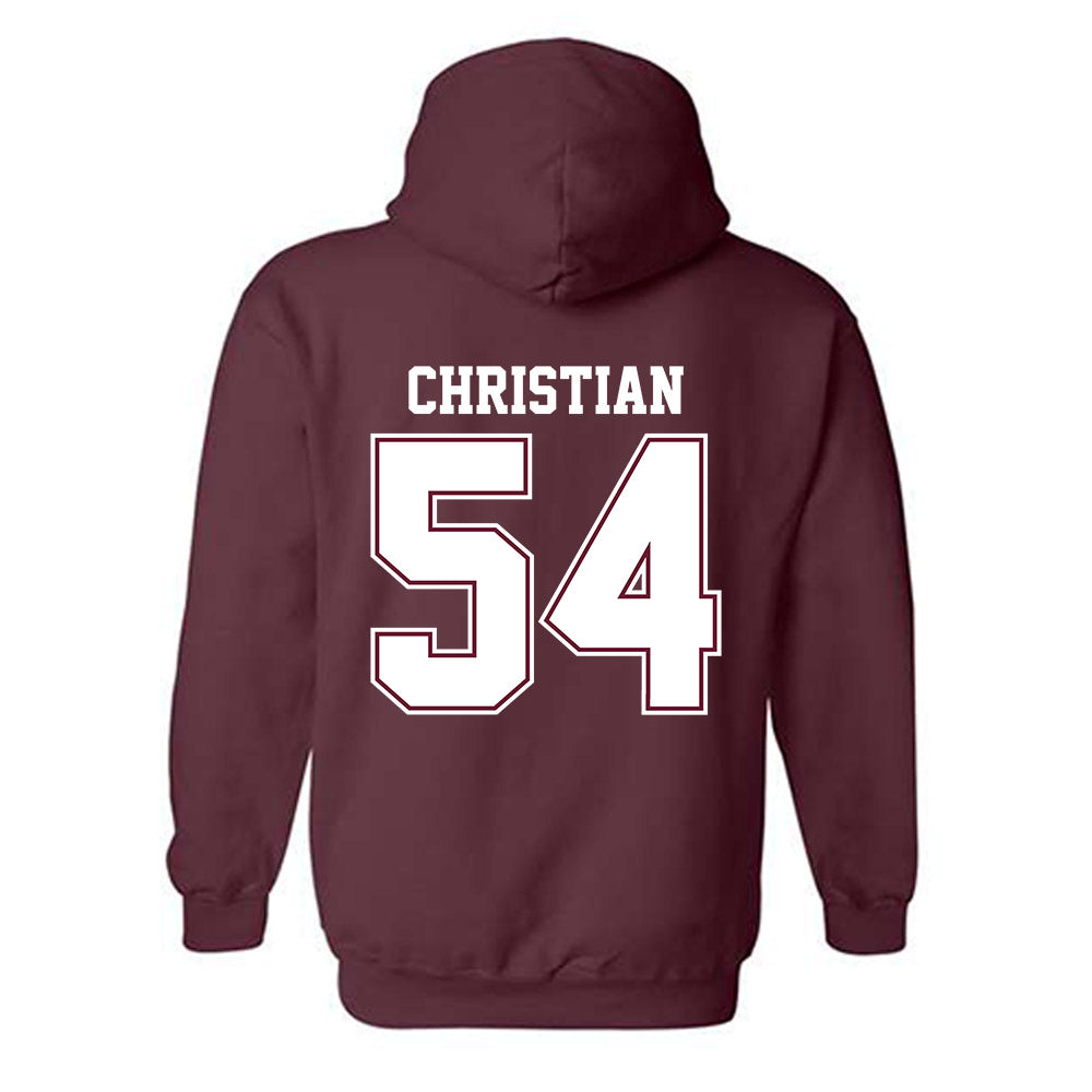 AAMU - NCAA Football : Jeremiah Christian - Classic Shersey Hooded Sweatshirt-1