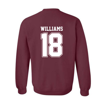AAMU - NCAA Football : Tervae Williams - Classic Shersey Crewneck Sweatshirt-1