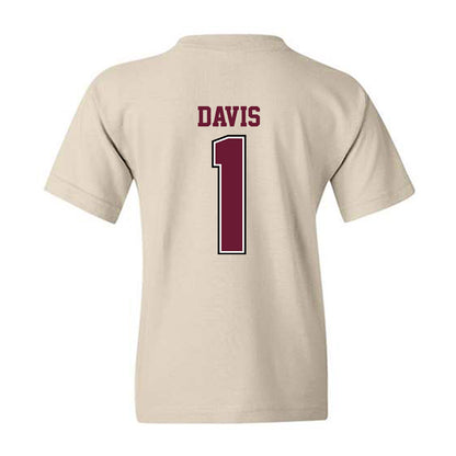 AAMU - NCAA Men's Basketball : Koron Davis - Classic Shersey Youth T-Shirt-1