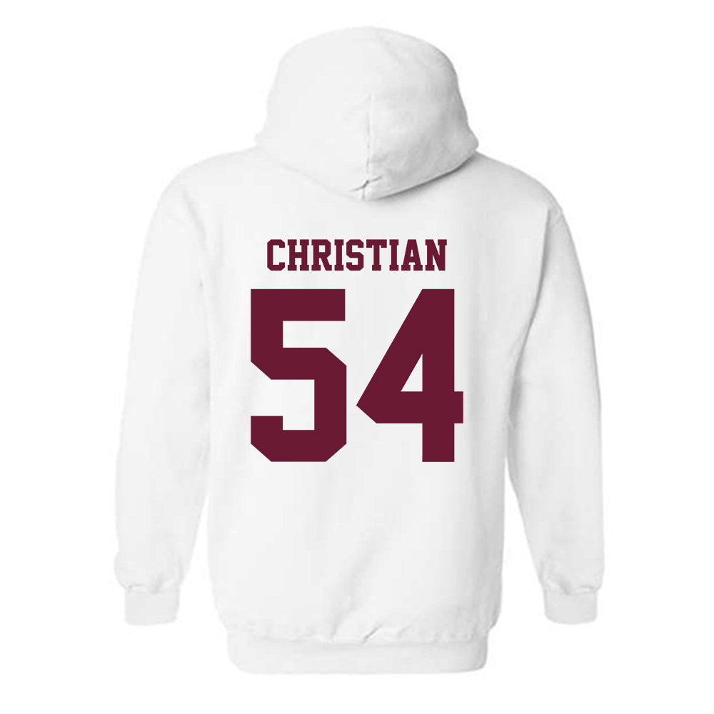AAMU - NCAA Football : Jeremiah Christian - Classic Shersey Hooded Sweatshirt-1