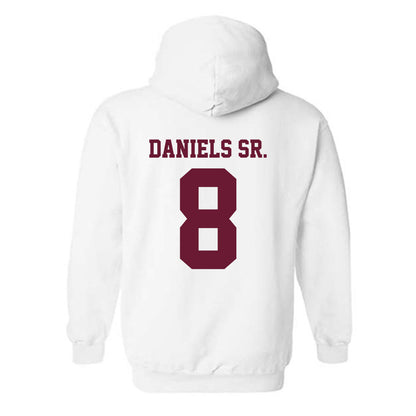 AAMU - NCAA Men's Basketball : Peyton Daniels Sr. - Classic Shersey Hooded Sweatshirt-1