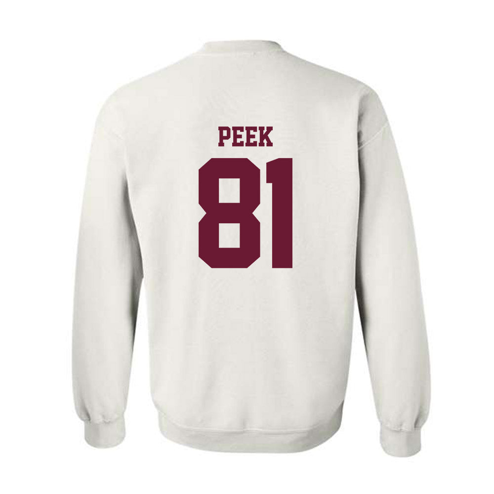 AAMU - NCAA Football : Samuel Peek - Classic Shersey Crewneck Sweatshirt-1