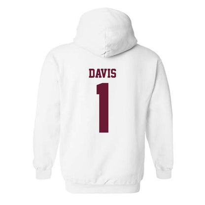 AAMU - NCAA Men's Basketball : Koron Davis - Classic Shersey Hooded Sweatshirt-1