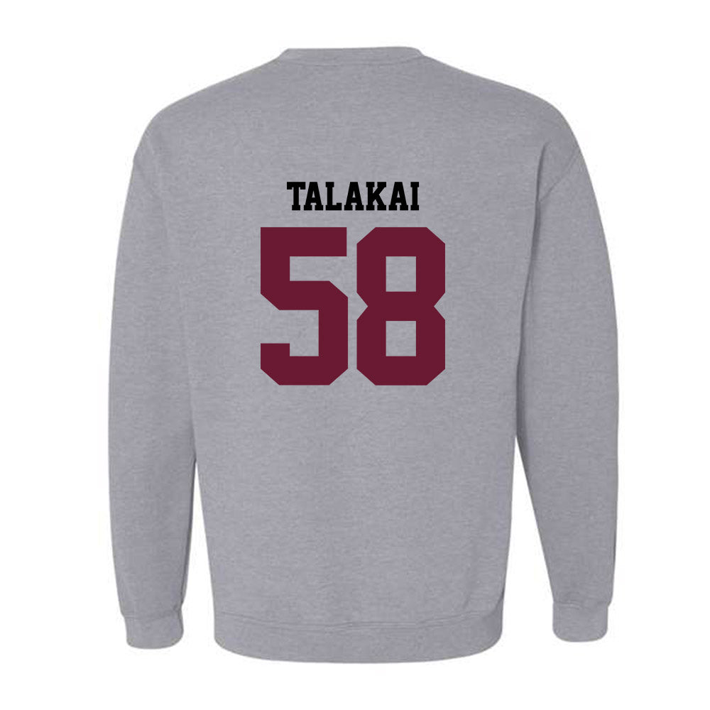 AAMU - NCAA Women's Volleyball : Kelani Talakai - Classic Shersey Crewneck Sweatshirt-1