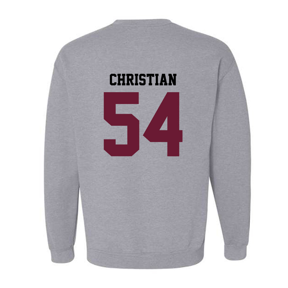 AAMU - NCAA Football : Jeremiah Christian - Classic Shersey Crewneck Sweatshirt-1