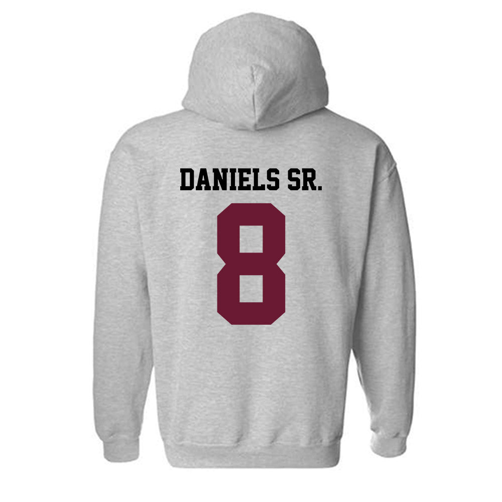 AAMU - NCAA Men's Basketball : Peyton Daniels Sr. - Classic Shersey Hooded Sweatshirt-1