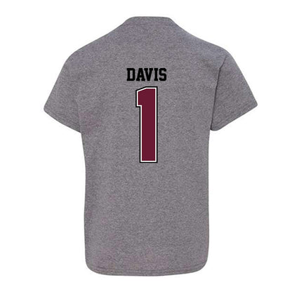 AAMU - NCAA Men's Basketball : Koron Davis - Classic Shersey Youth T-Shirt-1