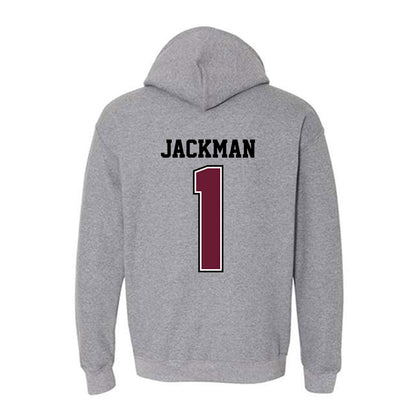 AAMU - NCAA Women's Volleyball : Rayishon Jackman - Classic Shersey Hooded Sweatshirt-1