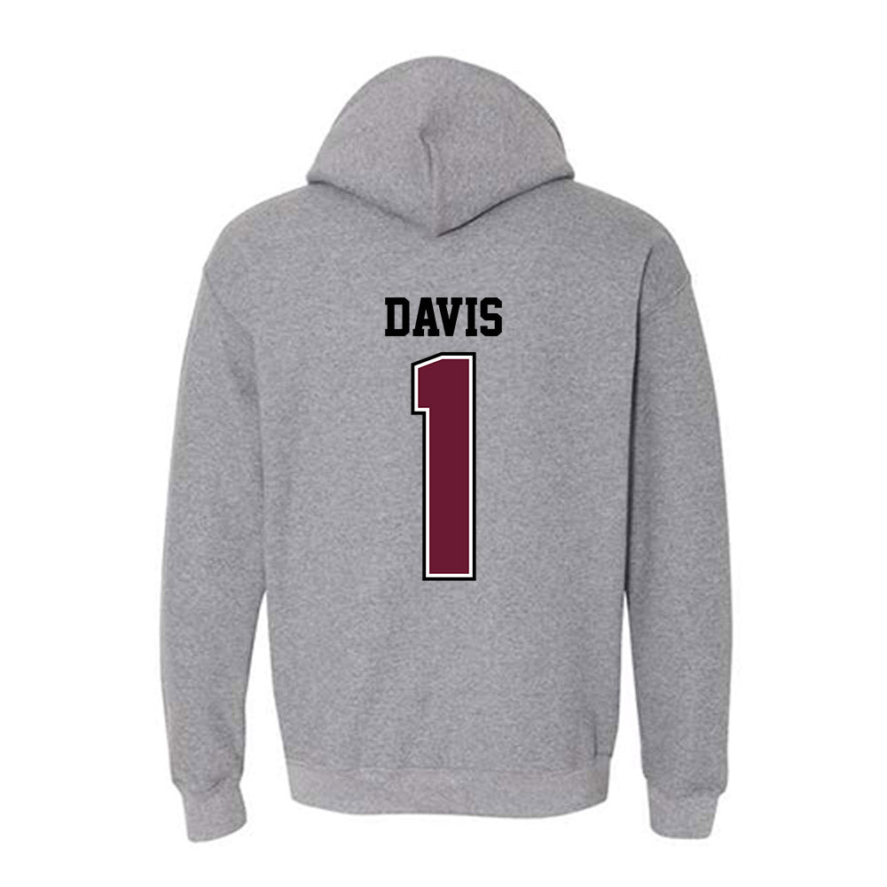 AAMU - NCAA Men's Basketball : Koron Davis - Classic Shersey Hooded Sweatshirt-1