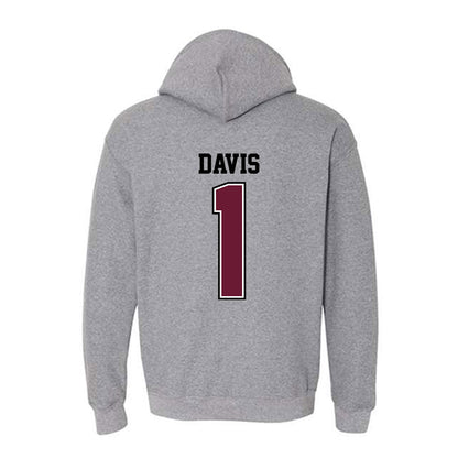 AAMU - NCAA Men's Basketball : Koron Davis - Classic Shersey Hooded Sweatshirt-1