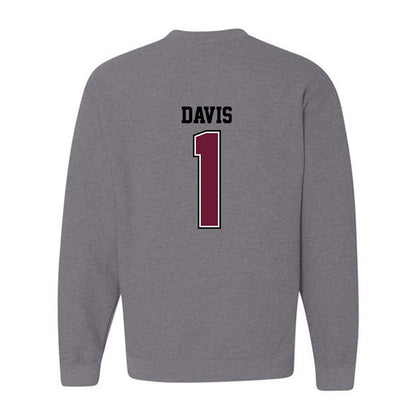 AAMU - NCAA Men's Basketball : Koron Davis - Classic Shersey Crewneck Sweatshirt-1