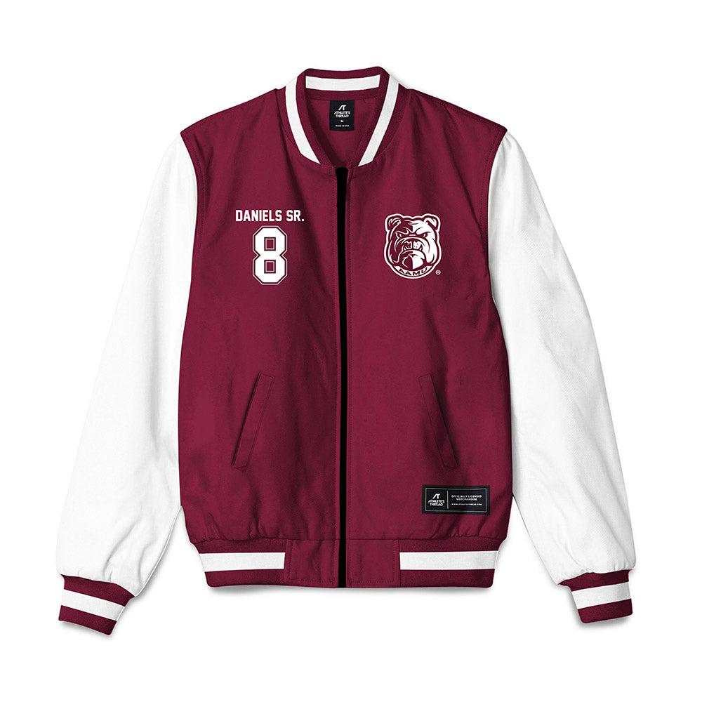 AAMU - NCAA Men's Basketball : Peyton Daniels Sr. - Bomber Jacket-0