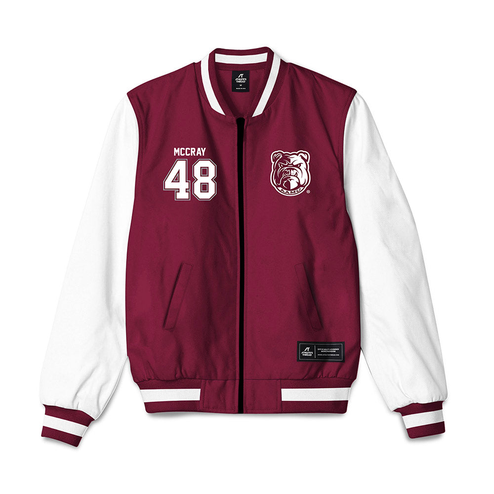 AAMU - NCAA Football : Elijah McCray - Bomber Jacket-0