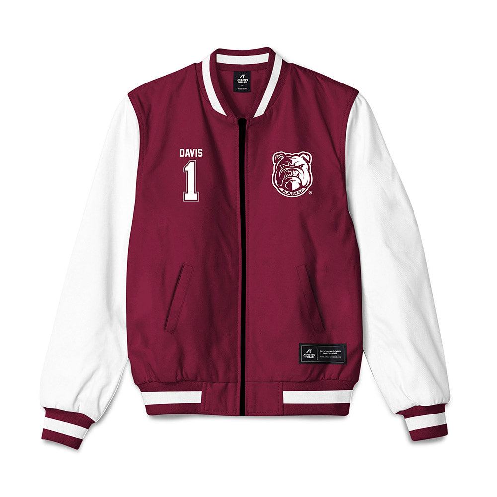 AAMU - NCAA Men's Basketball : Koron Davis - Bomber Jacket-0