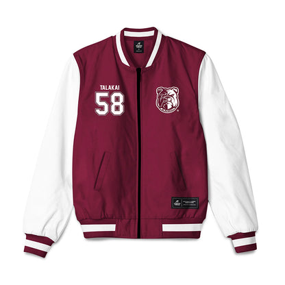 AAMU - NCAA Women's Volleyball : Kelani Talakai - Bomber Jacket-0