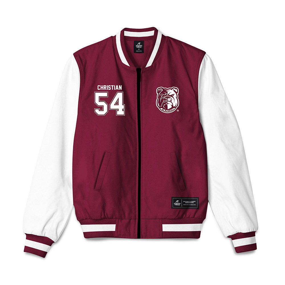 AAMU - NCAA Football : Jeremiah Christian - Bomber Jacket-0