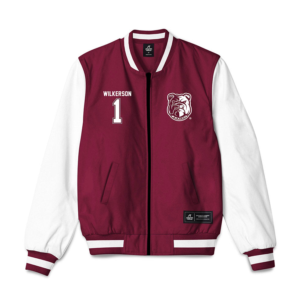 AAMU - NCAA Women's Basketball : Mailyn Wilkerson - Bomber Jacket-0
