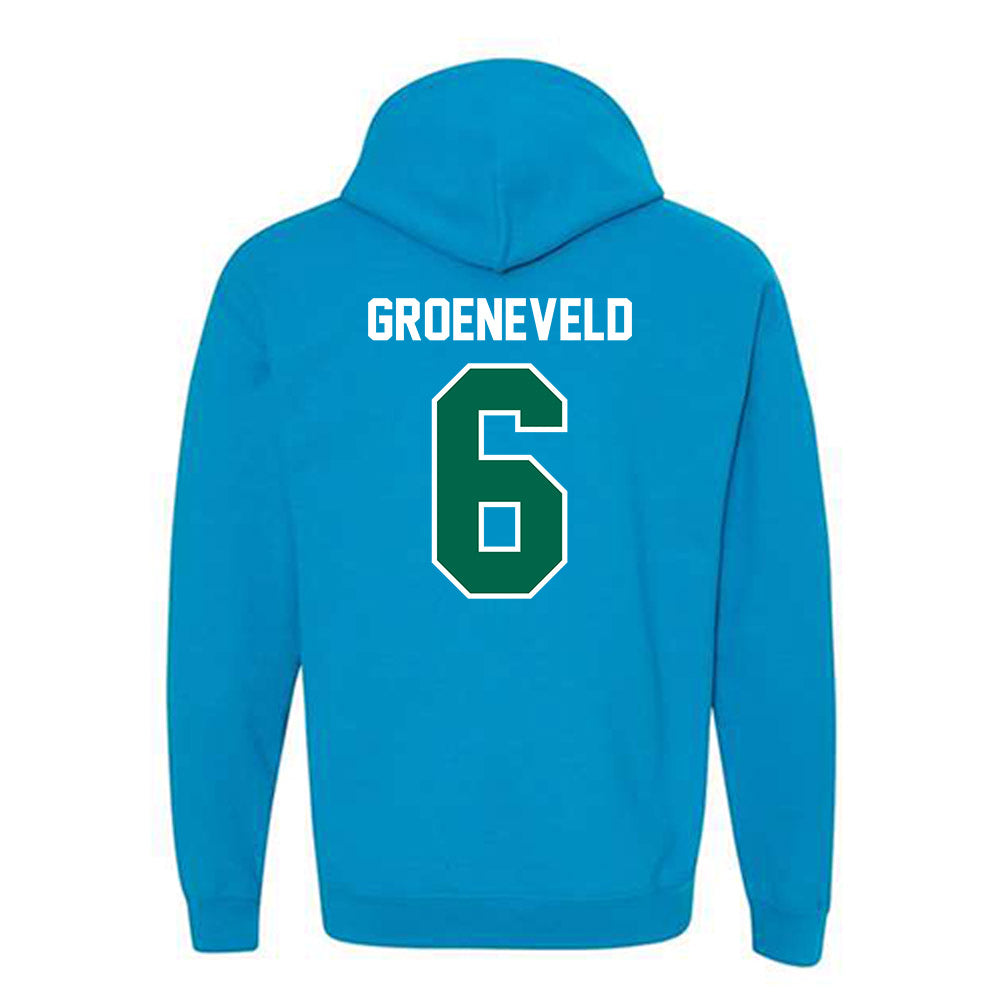 Tulane - NCAA Baseball : Aj Groeneveld - Hooded Sweatshirt-1
