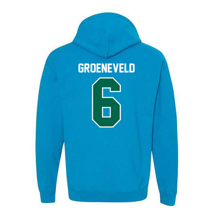 Tulane - NCAA Baseball : Aj Groeneveld - Hooded Sweatshirt-1