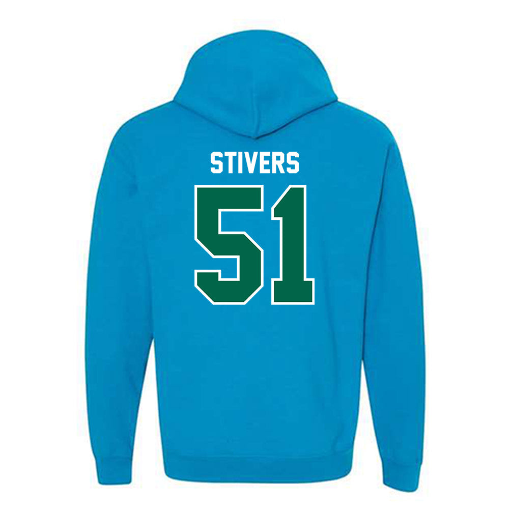 Tulane - NCAA Football : John Stivers - Hooded Sweatshirt