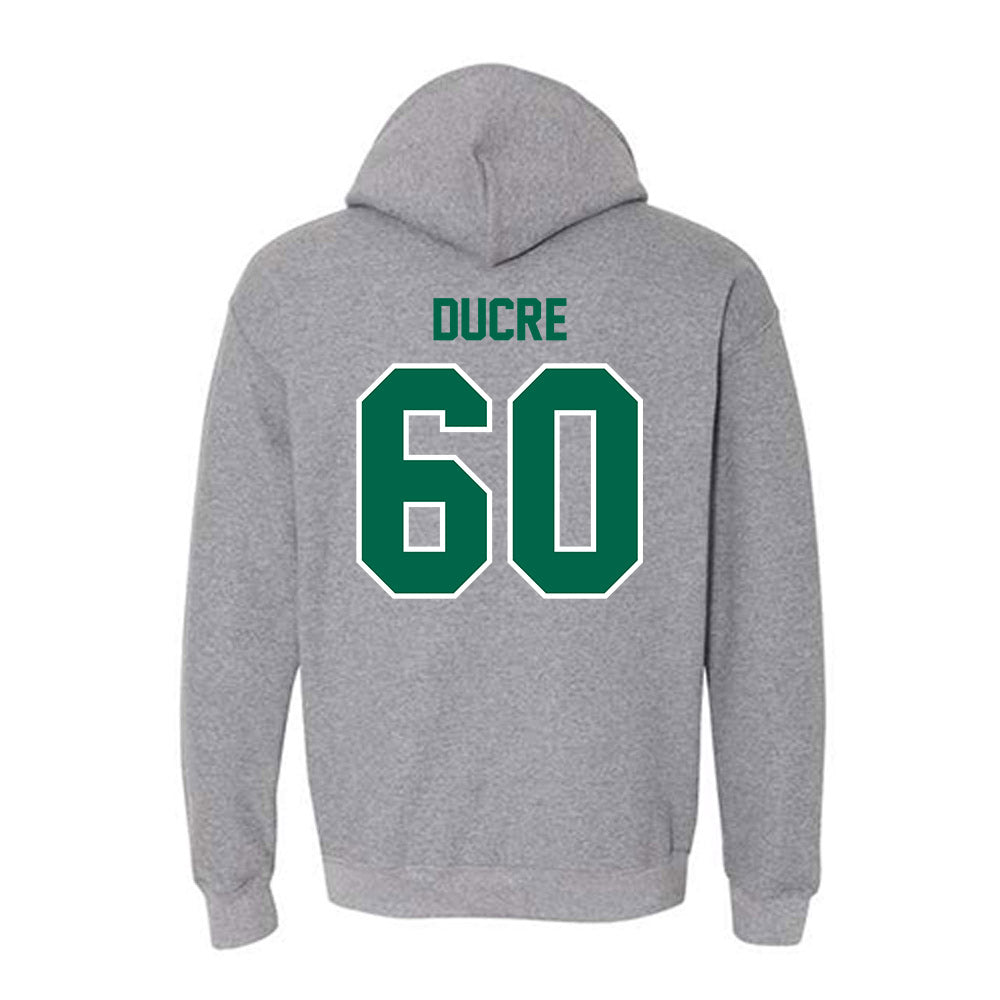 Tulane - NCAA Football : Jaxon Ducre - Classic Shersey Hooded Sweatshirt-1