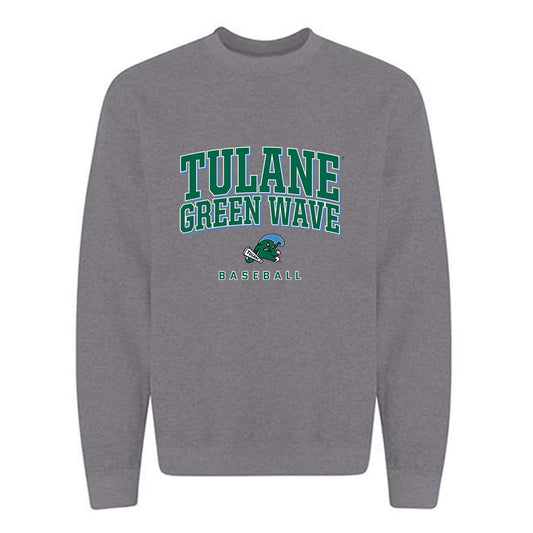 Tulane - NCAA Baseball : Tye Wood - Classic Shersey Crewneck Sweatshirt-0