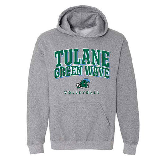 Tulane - NCAA Women's Volleyball : Zoe Rachow - Classic Shersey Hooded Sweatshirt-0