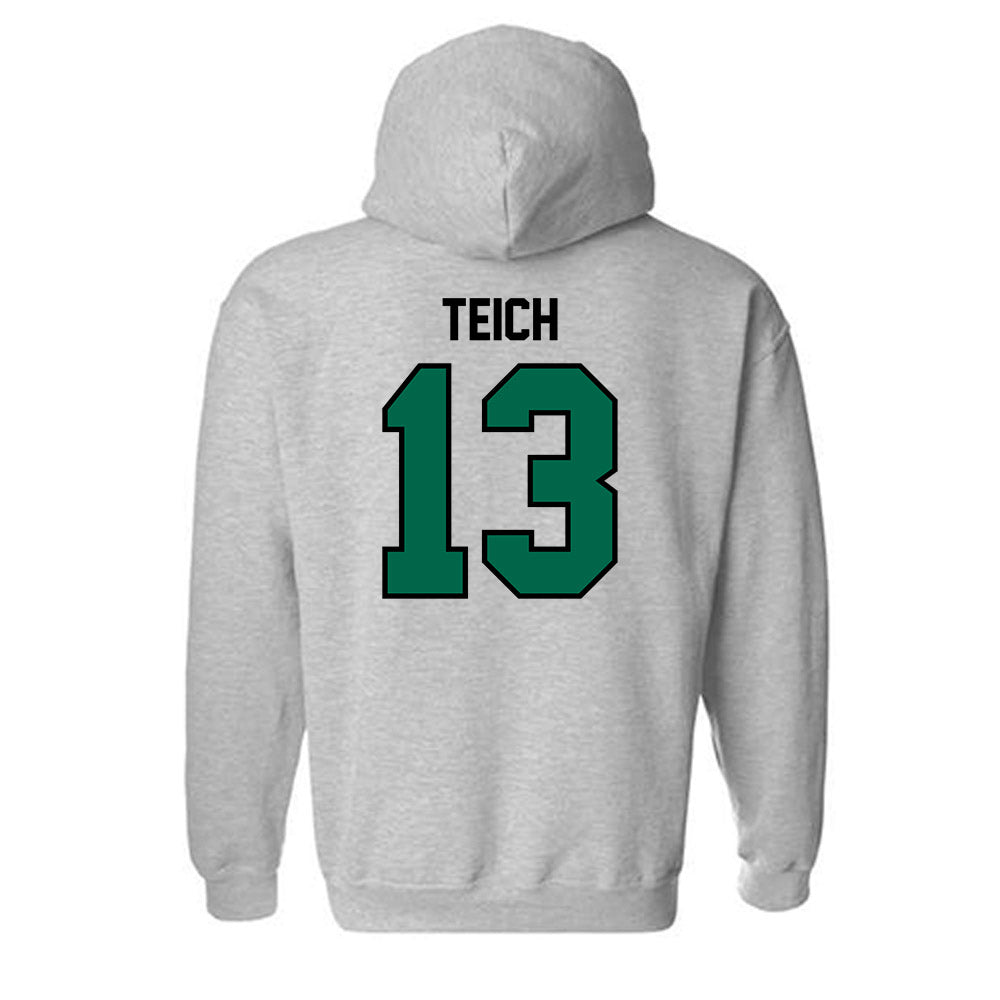 Tulane - NCAA Men's Basketball : Joseph Teich - Classic Shersey Hooded Sweatshirt-1