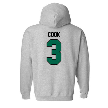 Tulane - NCAA Men's Basketball : Jalen Cook - Classic Shersey Hooded Sweatshirt-1