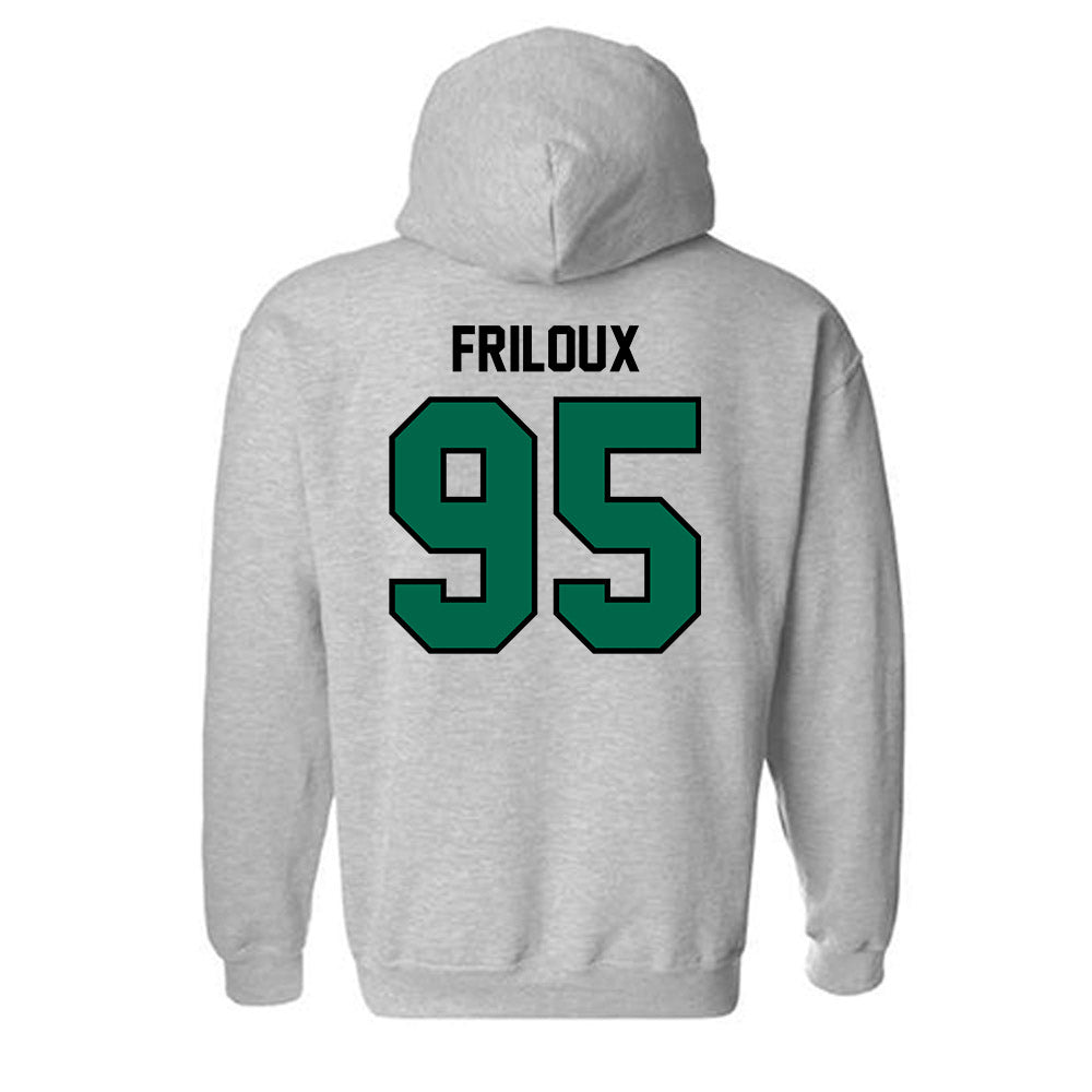 Tulane - NCAA Football : Adonis Friloux - Classic Shersey Hooded Sweatshirt-1