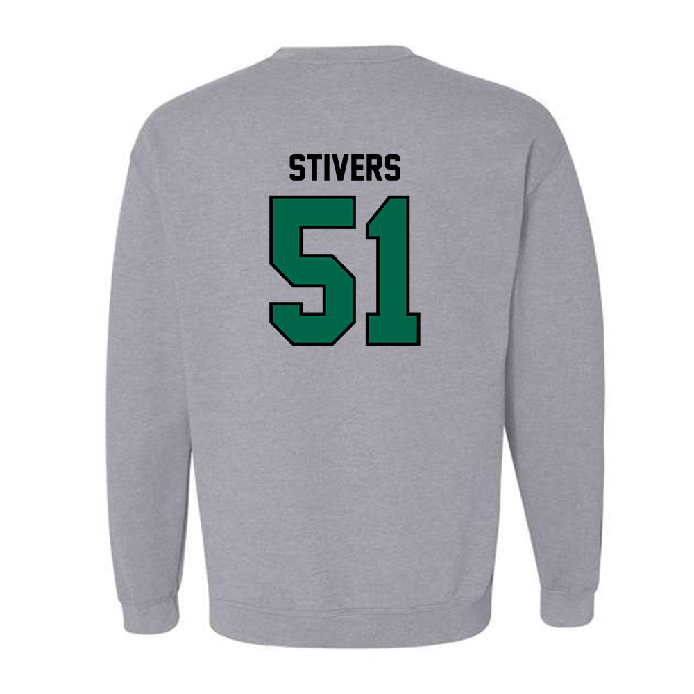 Tulane - NCAA Football : John Stivers - Classic Shersey Crewneck Sweatshirt-1