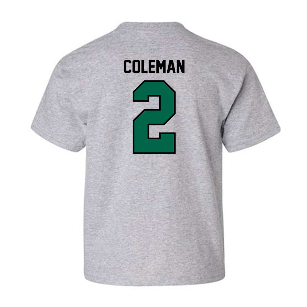 Tulane - NCAA Men's Basketball : Jadan Coleman - Classic Shersey Youth T-Shirt-1