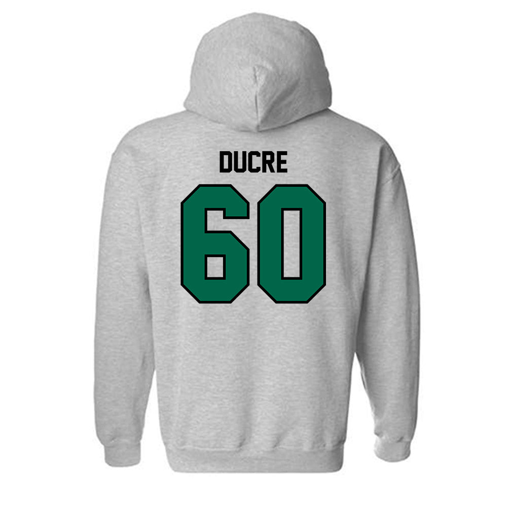 Tulane - NCAA Football : Jaxon Ducre - Classic Shersey Hooded Sweatshirt-1