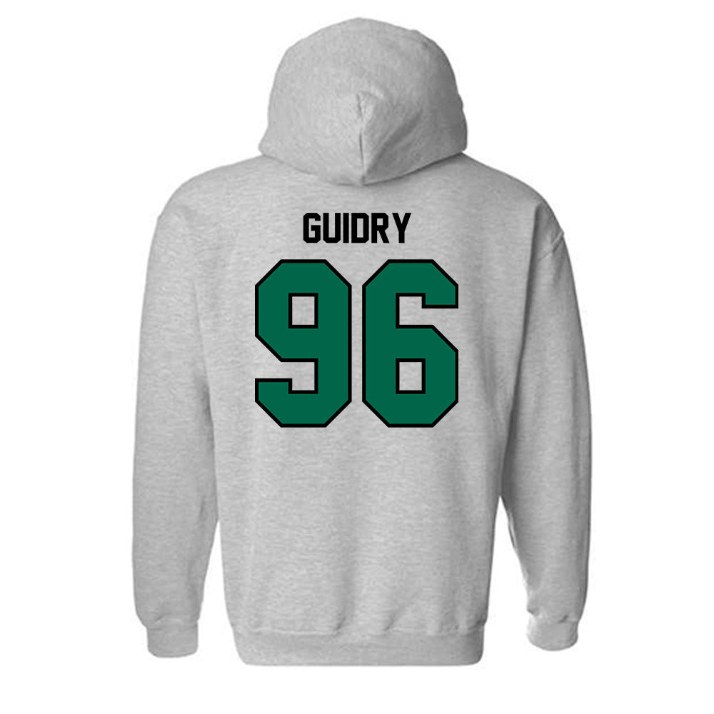 Tulane - NCAA Football : Geordan Guidry - Classic Shersey Hooded Sweatshirt-1
