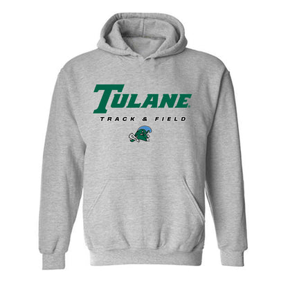 Tulane - NCAA Women's Track & Field : Elena Liano Rengel - Classic Shersey Hooded Sweatshirt-0