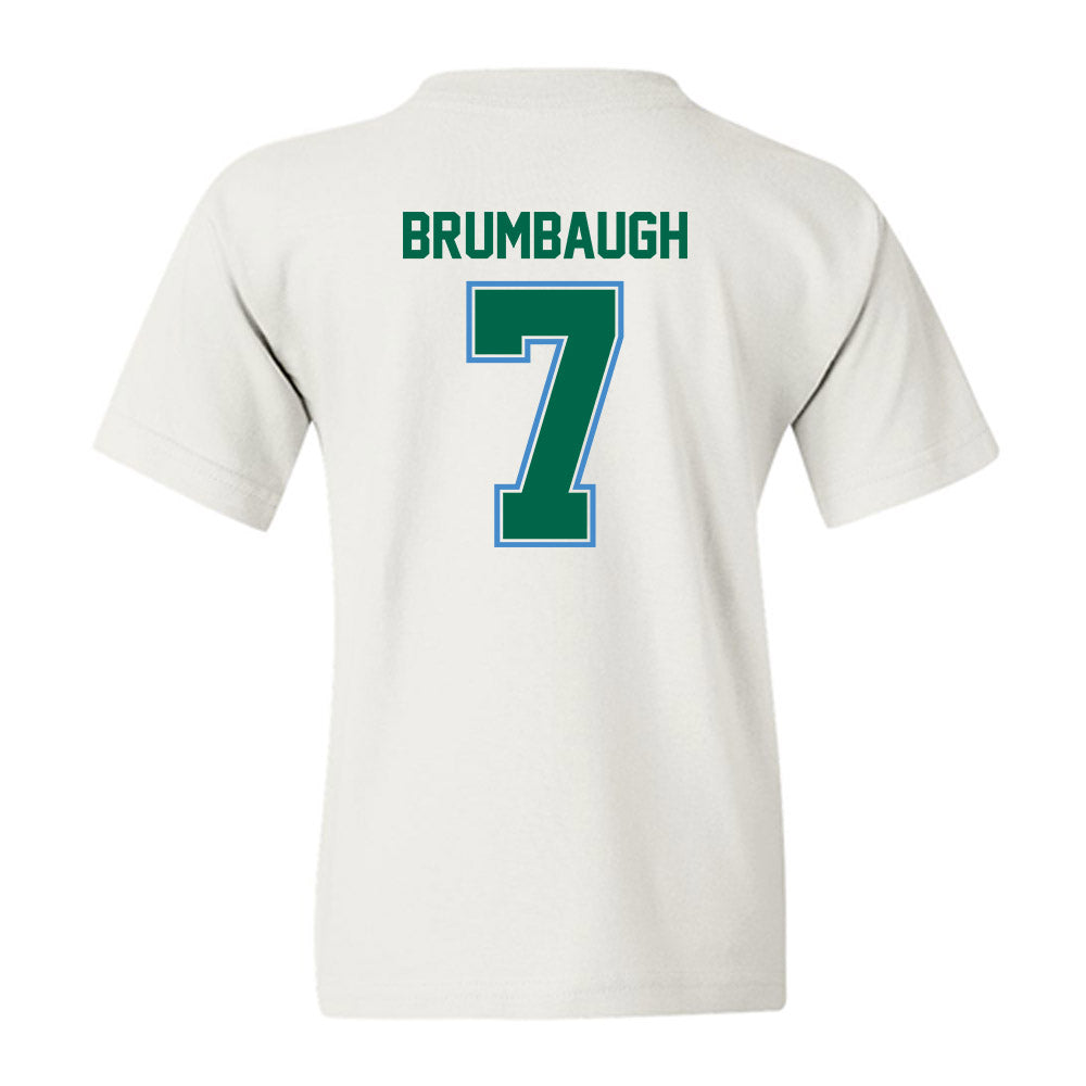 Tulane - NCAA Men's Basketball : Rowan Brumbaugh - Youth T-Shirt-1