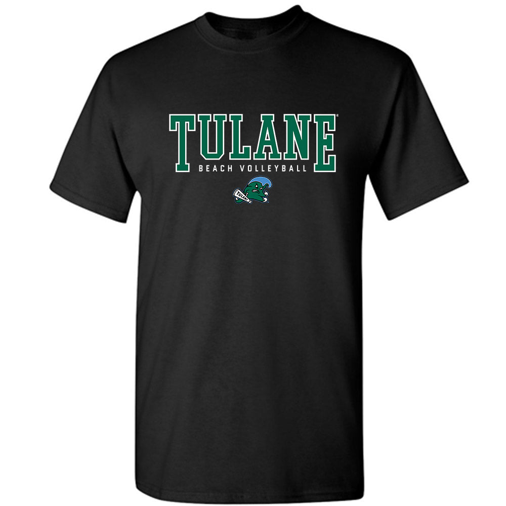 Tulane - NCAA Beach Volleyball : Lauren Mann - T-Shirt-0