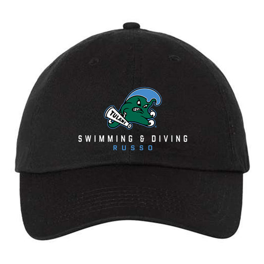 Tulane - NCAA Women's Swimming & Diving : Catherine Russo - Dad Hat-0