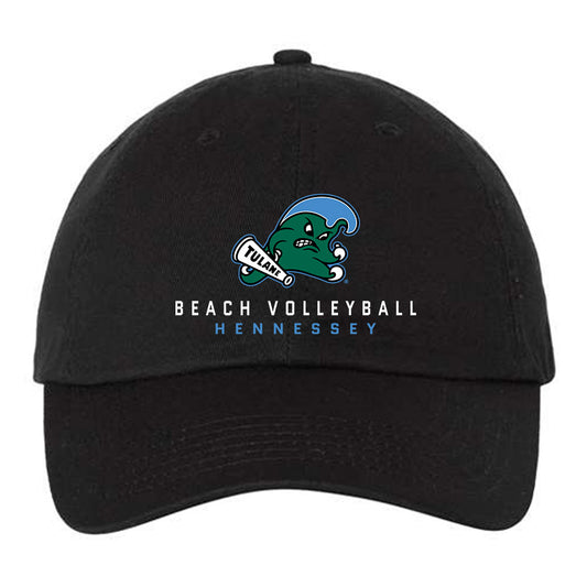 Tulane - NCAA Beach Volleyball : Alexandra Hennessey - Dad Hat-0