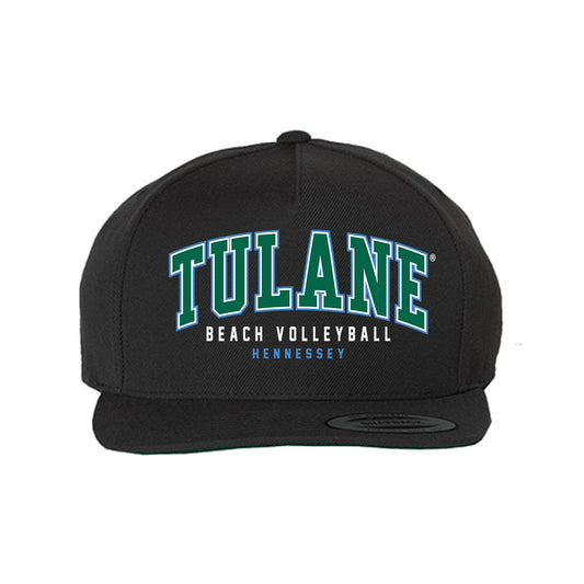 Tulane - NCAA Beach Volleyball : Alexandra Hennessey - Snapback Hat-0