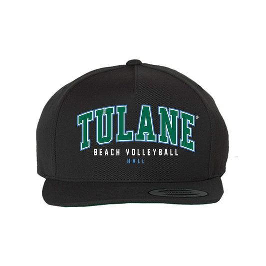 Tulane - NCAA Beach Volleyball : Sara Hall - Snapback Hat-0