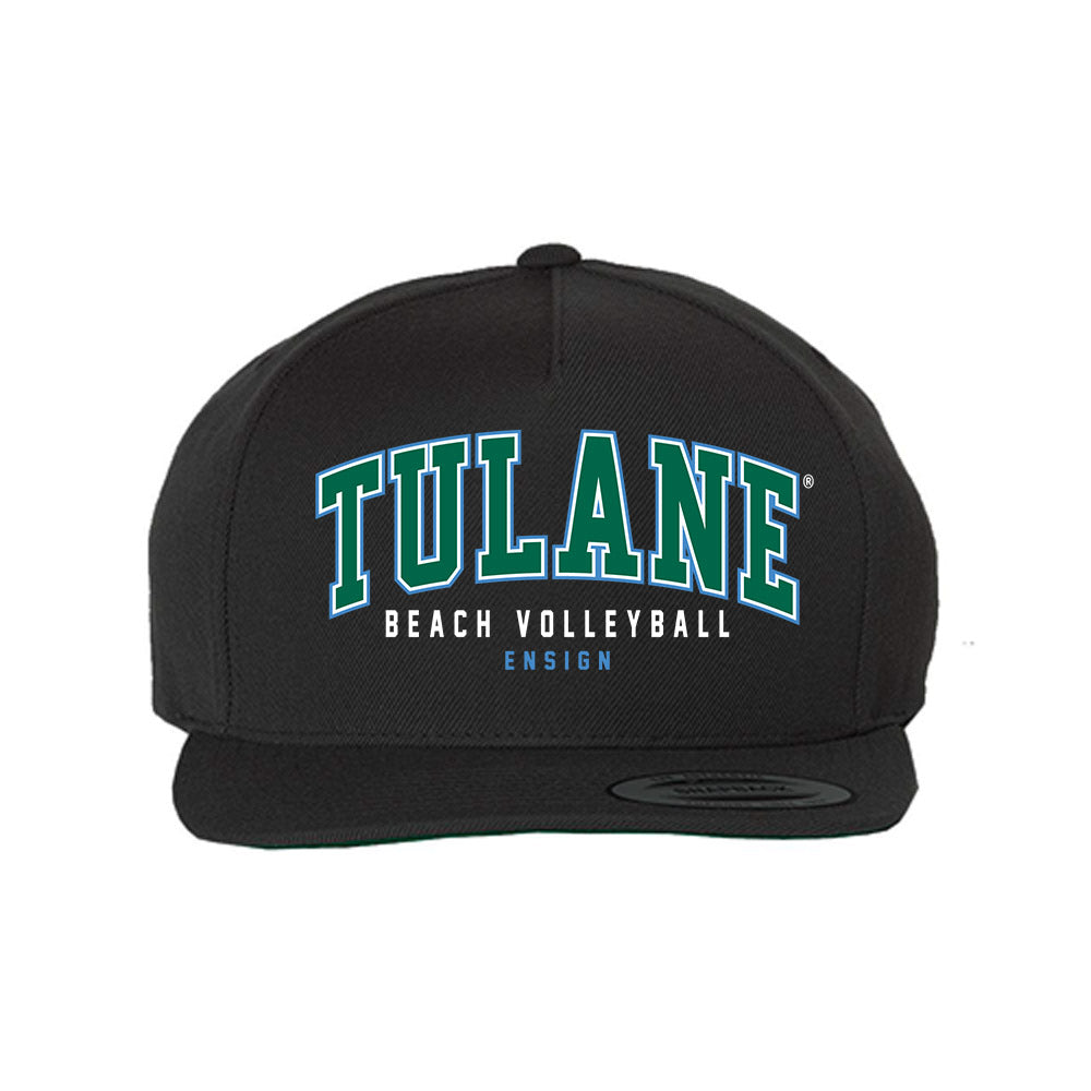 Tulane - NCAA Beach Volleyball : Skylar Ensign - Snapback Hat-0