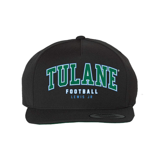 Tulane - NCAA Football : Zycarl Lewis Jr - Snapback Hat-0
