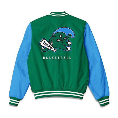 Tulane - NCAA Men's Basketball : Gregg Glenn - Bomber Jacket-1