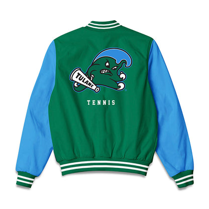 Tulane - NCAA Men's Tennis : Asaf Friedler - Bomber Jacket-1