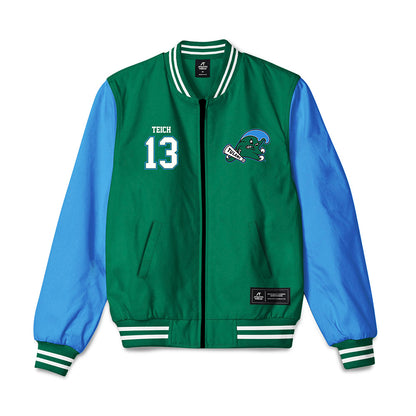 Tulane - NCAA Men's Basketball : Joseph Teich - Bomber Jacket